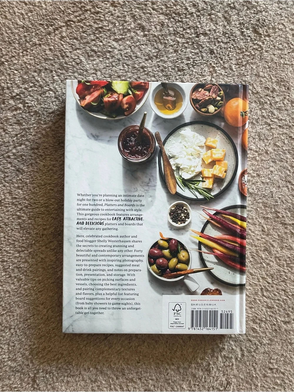 Platters and Boards Cookbook HARDCOVER NEW 🆕 MSRP: $25